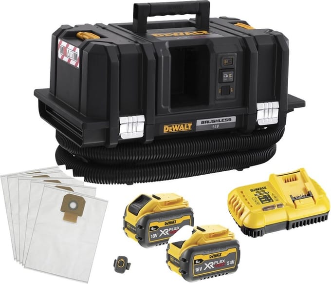 DeWALT DCV586MT2 Accu Nat- en Droogstofzuiger 54V XR FlexVolt 6.0Ah