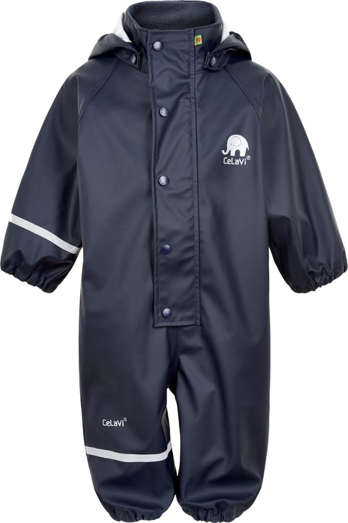 CeLaVi - Regenoverall voor kinderen - Dark Navy - maat 110cm