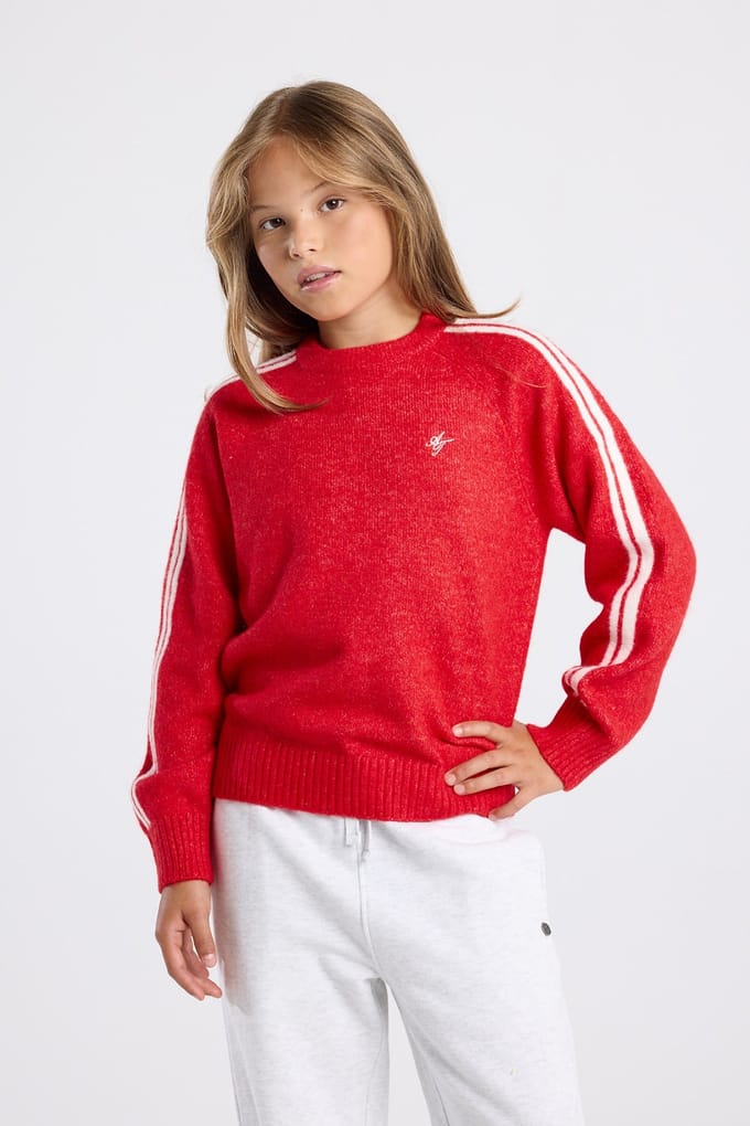 America Today Kira Jr Red Größe: 122/128 | Strickjacken Outlet | kids | Rot