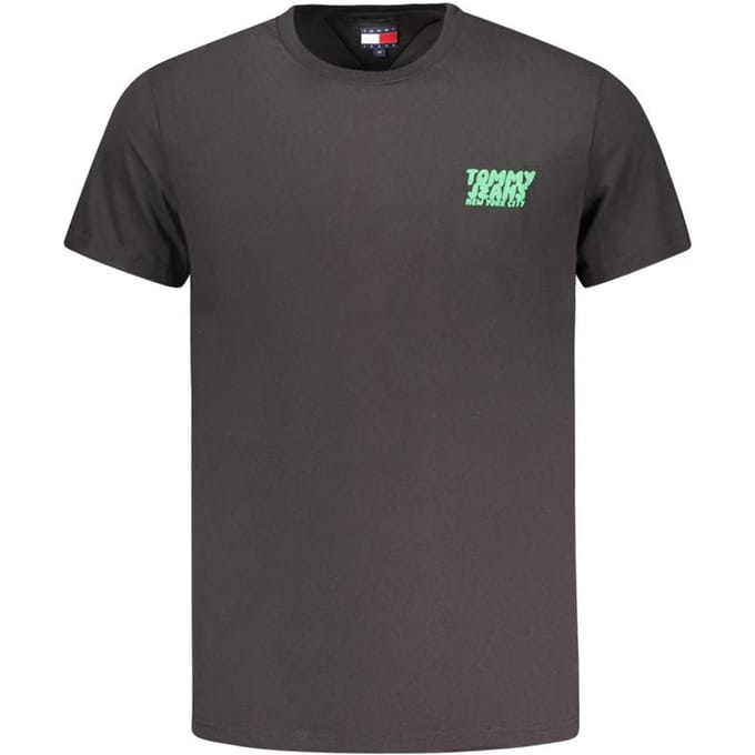 Regular fit T-shirt van puur katoen met labelopschrift