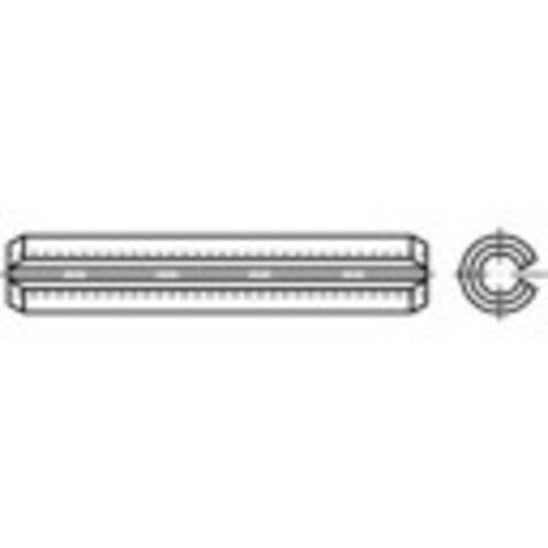 TOOLCRAFT 1068939 Spanstiften (Ø x l) 4 mm x 5 mm RVS 50 stuk(s)