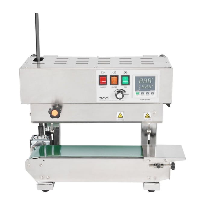 Machine de Scellage Continu de Sacs à Bande Scelleuse à Bande Verticale Acier Inoxydable