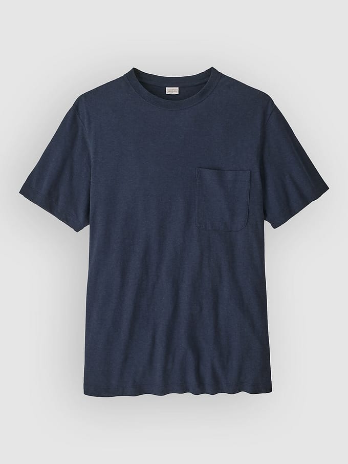 Patagonia Trail Harbor Pocket T-Shirt blauw