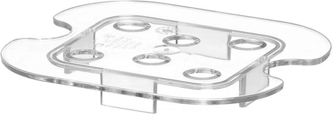 HENDI Geperforeerde roosters voor GN containers – polycarbonaat – GN 1/6 – transparant – 118x106 mm