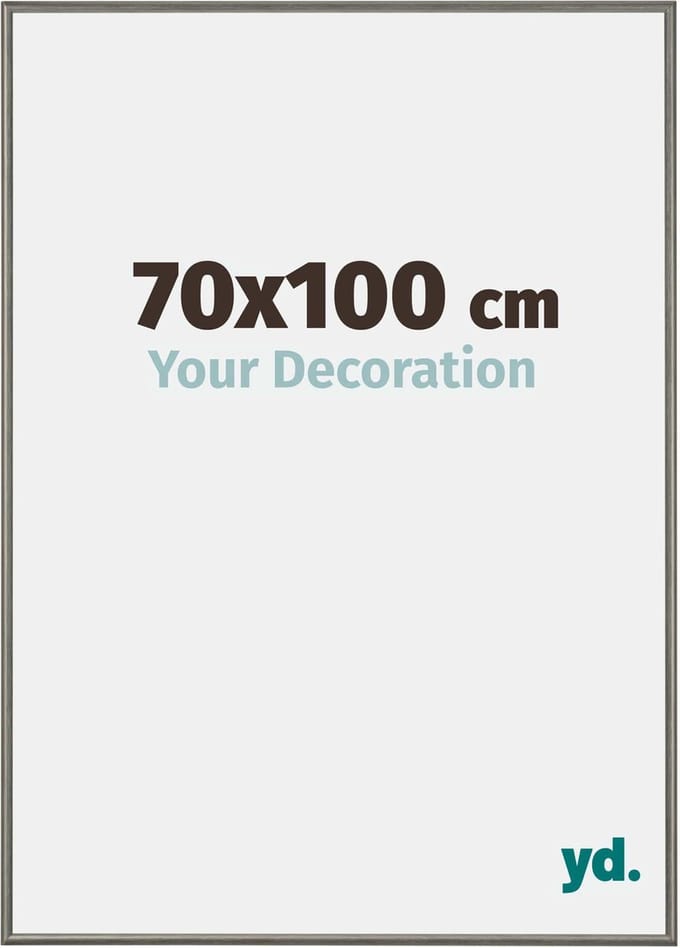 Your Decoration - Fotolijst 70x100 cm - Aluminium - Mercury Structuur - New York