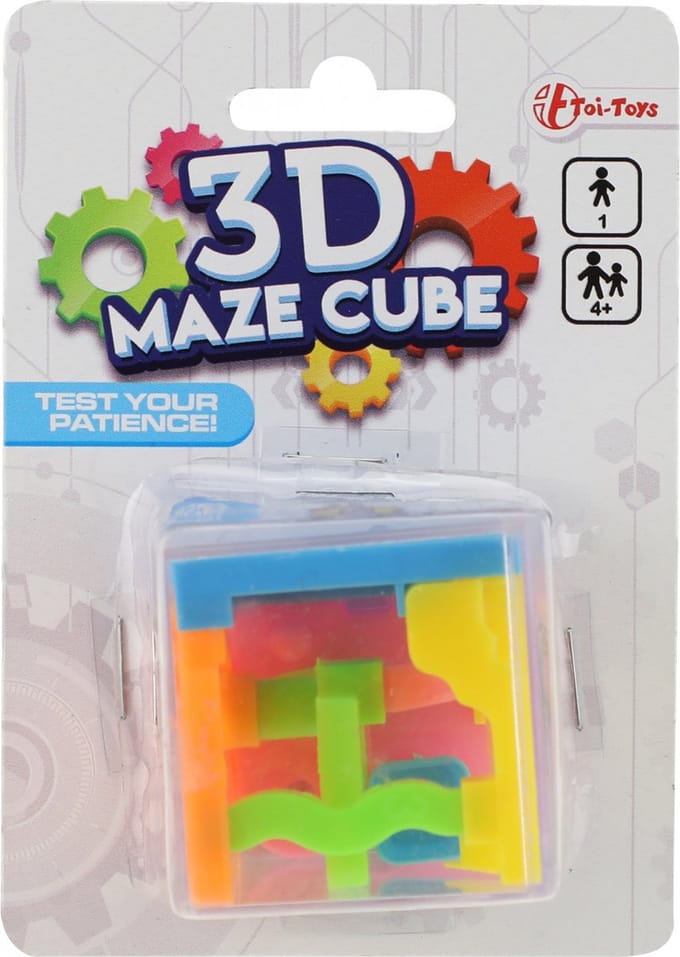 Toi-Toys Patience Game Fidget Cube Maze 3D