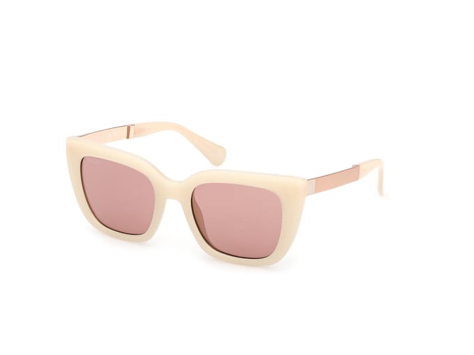 Max &co MO0157 Shiny white 52/20/140 WOMAN Zonnebrillen