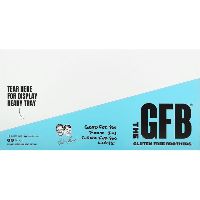 De GFB, Glutenvrije Hapjes, Kokos + Cashew, 10 pakjes, 1,2 oz (36 g) elk
