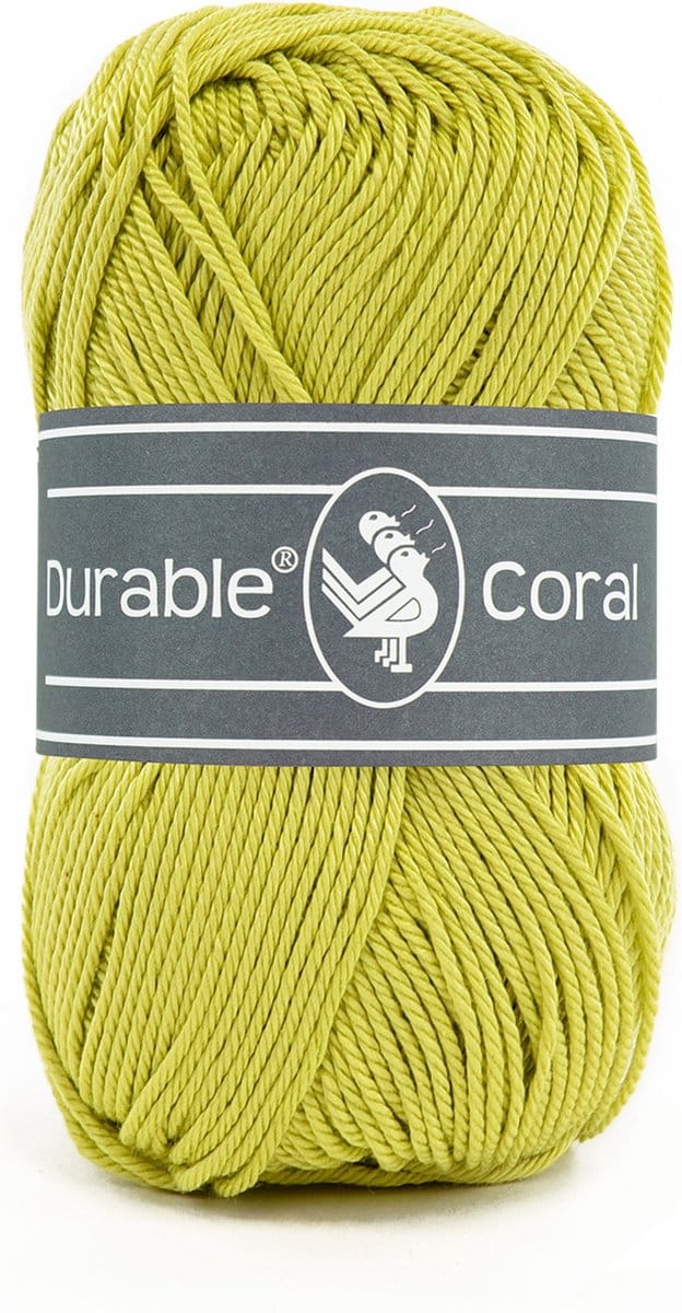 Durable Coral - 352 lime - Gemerceriseerd Katoen Garen