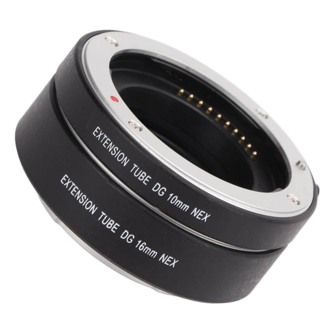 10mm 16mm Close-up Adapterring Lens Autofocus Verlengbuis voor Sony NEX Mount Camera black