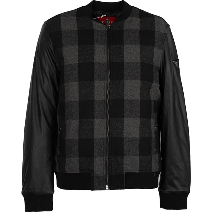 Guess jas Andy Bomber Mannen zwart