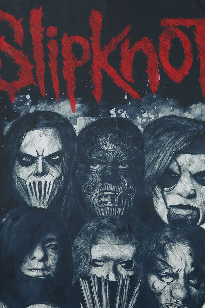 Slipknot Textiel Poster Flag - Masks Multicolours