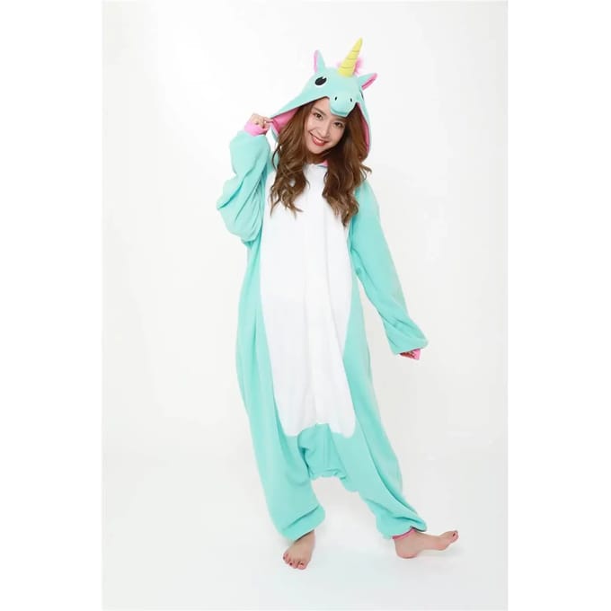 Eenhoorn Kigurumi Kostuum Turquoise