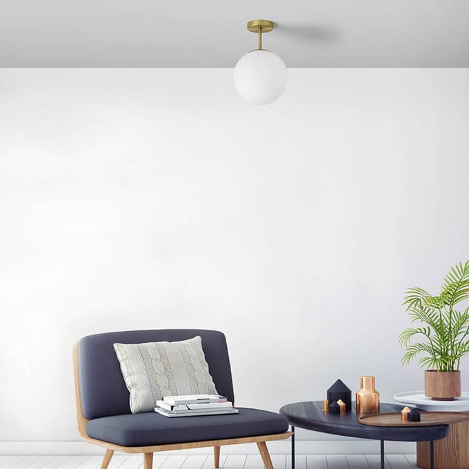 miloox by Sforzin Plafondlamp Jugen, goud, 1-lamp