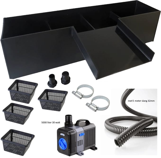 Plantenfilter K&D set compleet 150 cm