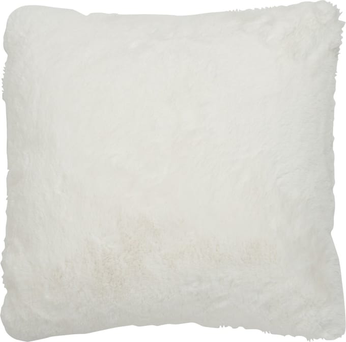 J-Line kussen Cutie – polyester – wit