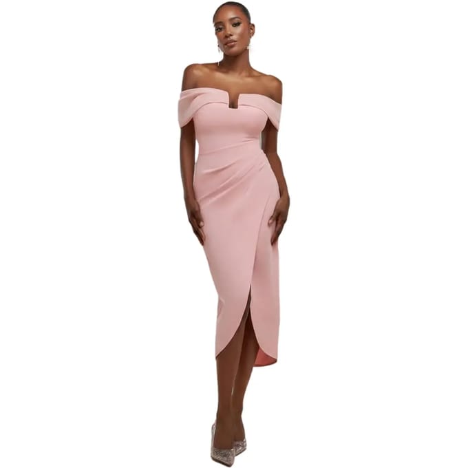 Damesjurk Goddiva Off The Shoulder