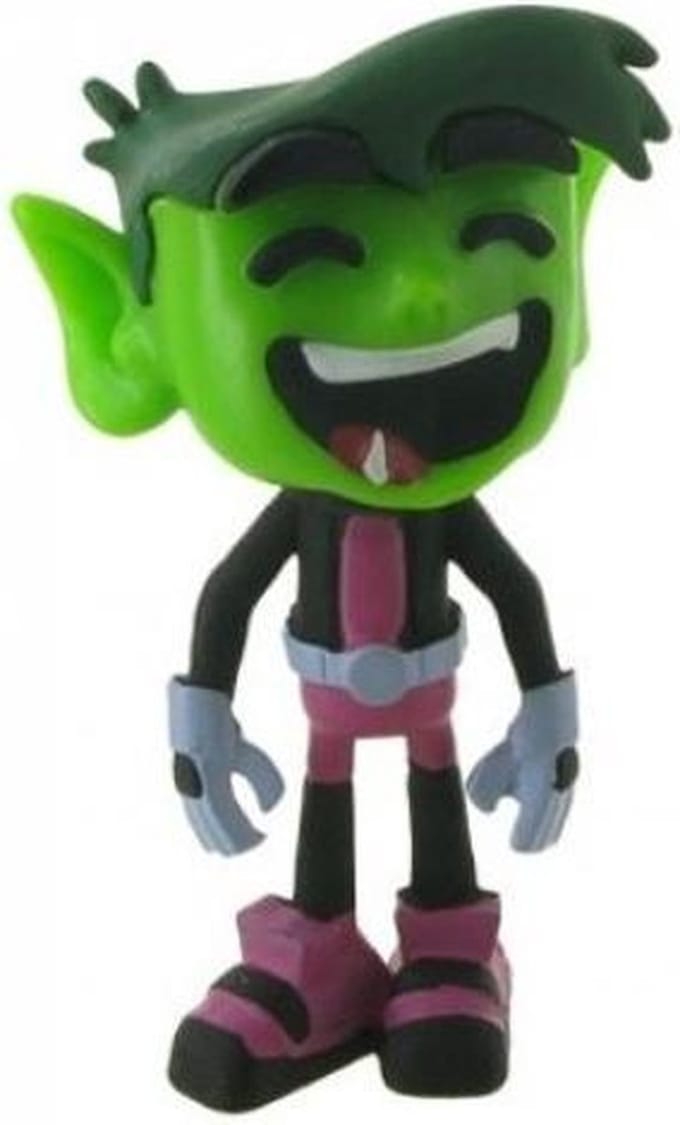 Comansi Dc Comics Teen Titans Go! Speelfiguur Beastboy Groen 7 Cm