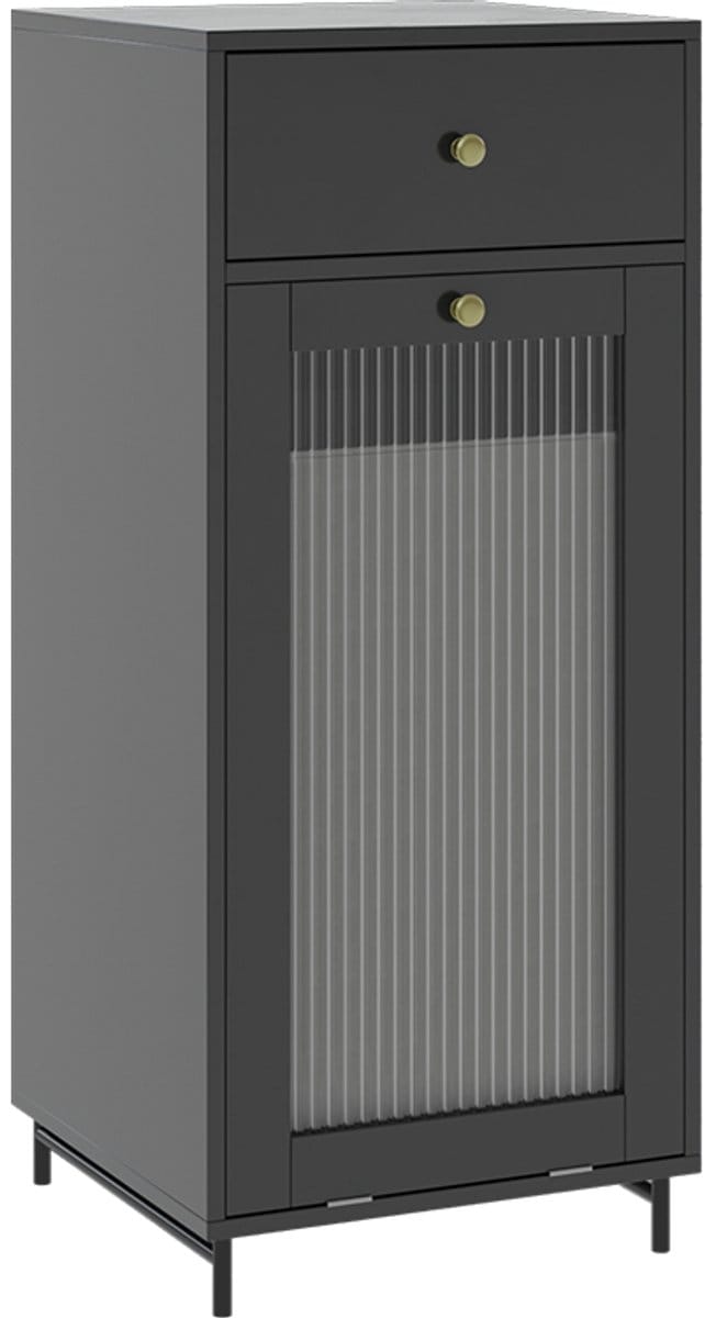 Vicco Malte Midikast – 40 x 96 cm met lade Grijs