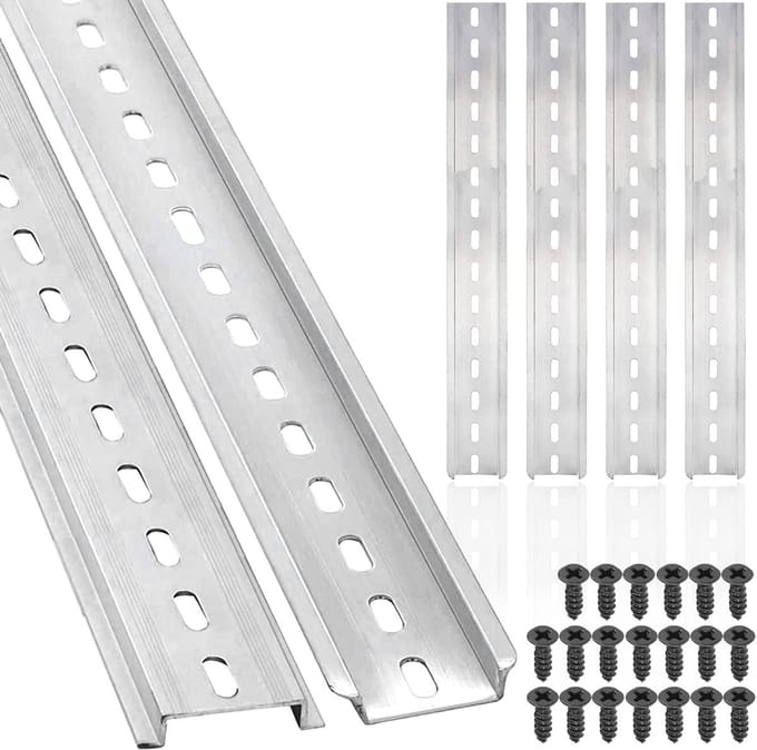 Dailygoods - Aluminium DIN Rail Set voor Modulair Elektrisch Apparatuur