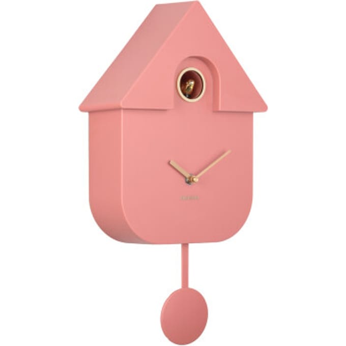 Karlsson wandklok modern cuckoo oro rose tan