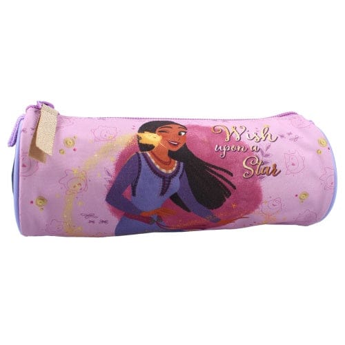 Wish Etui - Pennenetui voor Kind - Rond - Roze - Pennenzak