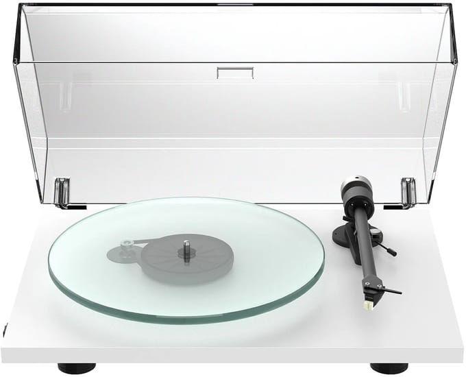 Pro-Ject T2W Rainier Streaming Platenspeler - Multiroom-technologie - WiFi streaming - Moderne Vinyl Speler - Wit