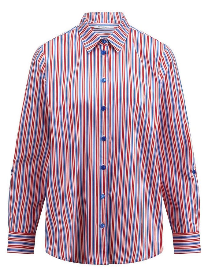 Blouse Van Peter Hahn rood