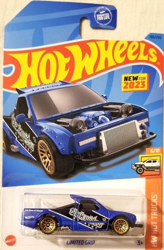 HOT WHEELS JACK WIDOW LIMITED GRIP 190/250 (1:64) HOT TRUCKS 6/10