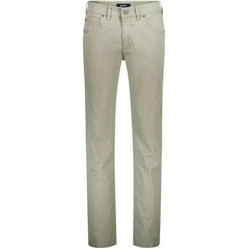 Gardeur Broek Bill Authentic Chino Look Fine Texture Comfort Stretch Khaki / male