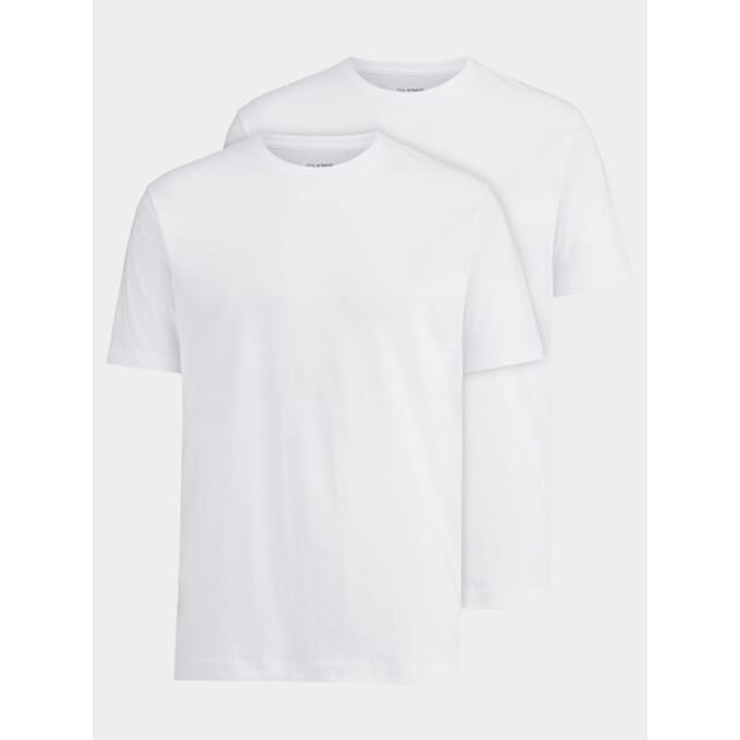 OLYMP T-Shirt voor eronder (set van 2 paar), Modern Fit, Wit