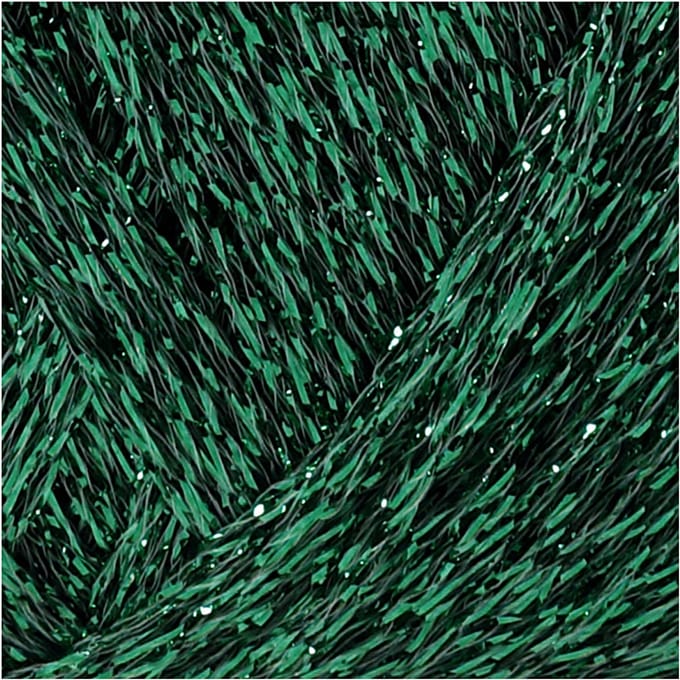 Lurex Glitter Garen, L: 160 M, groen, 25 gr/ 1 bol