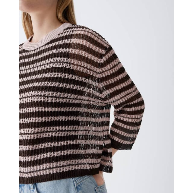Gebreid shirt met 3/4-mouw model 'Punny'