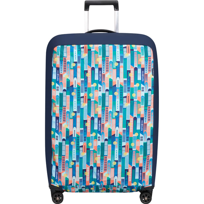 Samsonite Ta Revolution Opvouwbare kofferhoes L City Print