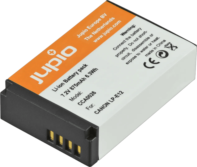 Jupio LP-E12 875 mAh - Accu voor digitale camera