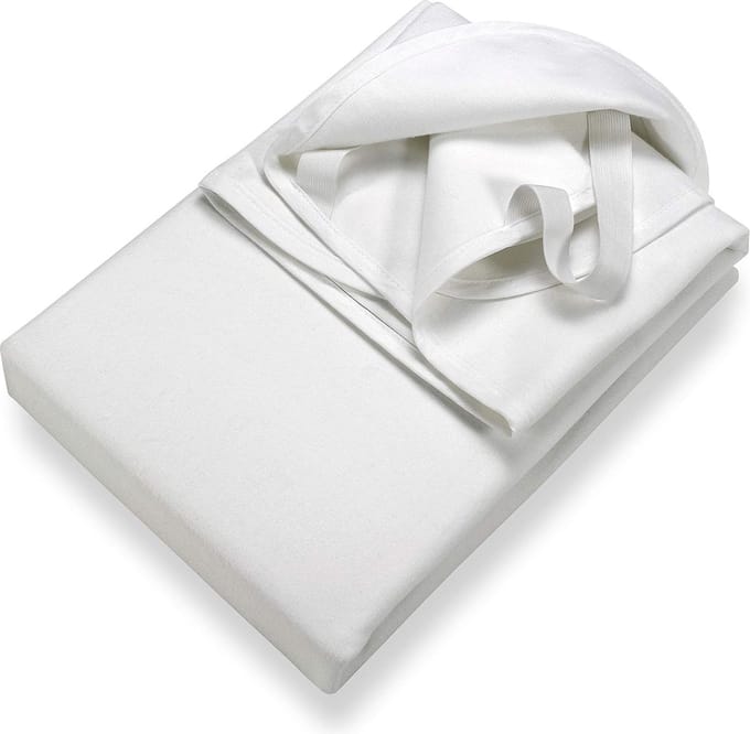 Waterdichte Molton Matrasbeschermer 3-laags 160 x 200 cm, 100% Katoen