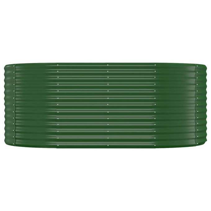 vidaXL - Plantenbak - 175x100x68 - cm - gegalvaniseerd - staal - groen