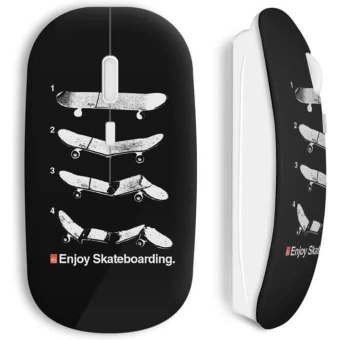 Souris Sans Fil Enjoy Skateboarding
