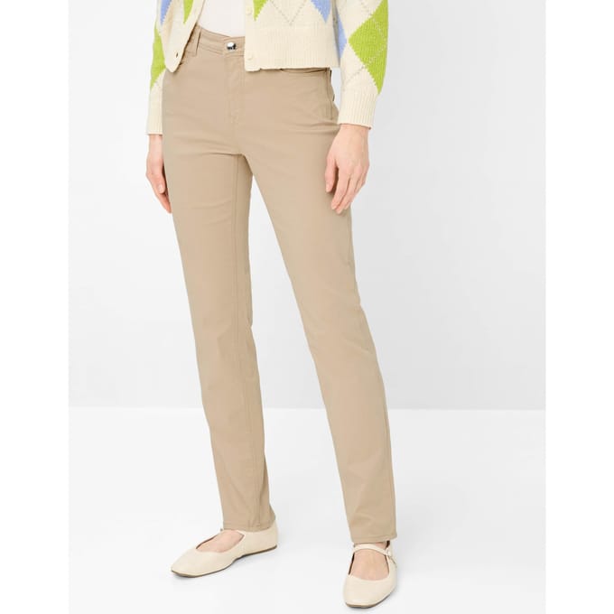 Flared Fit stoffen broek met Lyocell Met lyocell Model 'Carola'