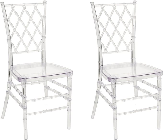 CLARION - Eetkamerstoel - Transparant - Polycarbonaat