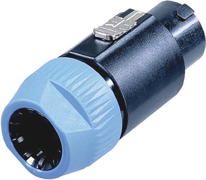 Neutrik Kabelverbinder Spantang 8-polig Vrouwelijk 8 Mm Blauw