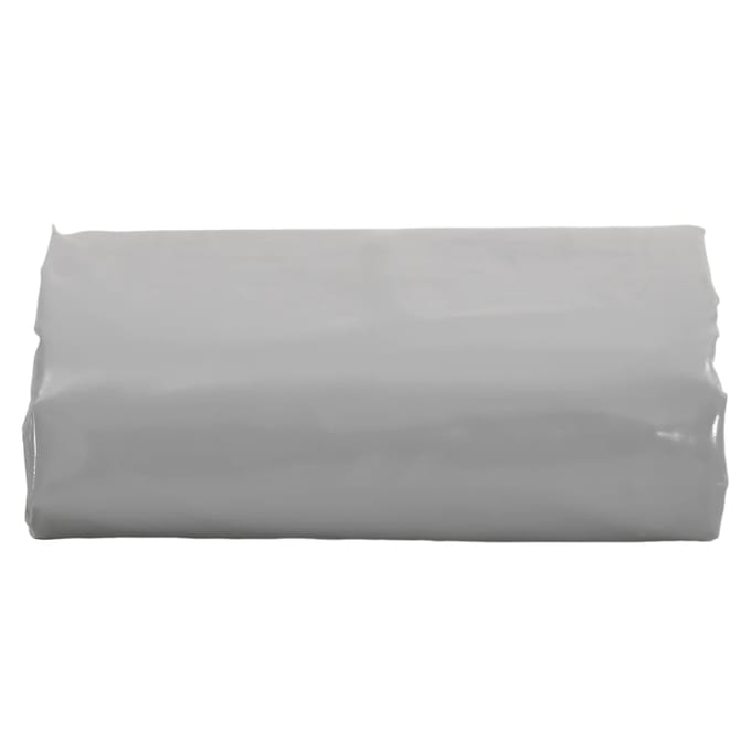 vidaXL - Zeil - 650g - / - m² - Grijs - 3 - x - 6 - m - Canvas - met - PVC-coating