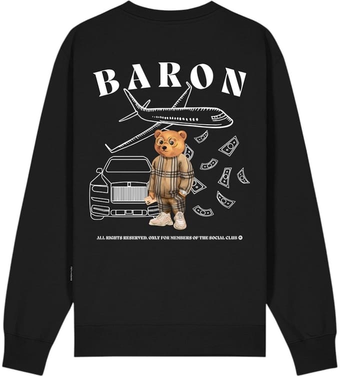 Baron Filou Heren Trui Zwart CXLVIII/BLACK