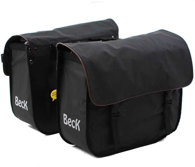 BECK Organic Fietstas bruine bies
