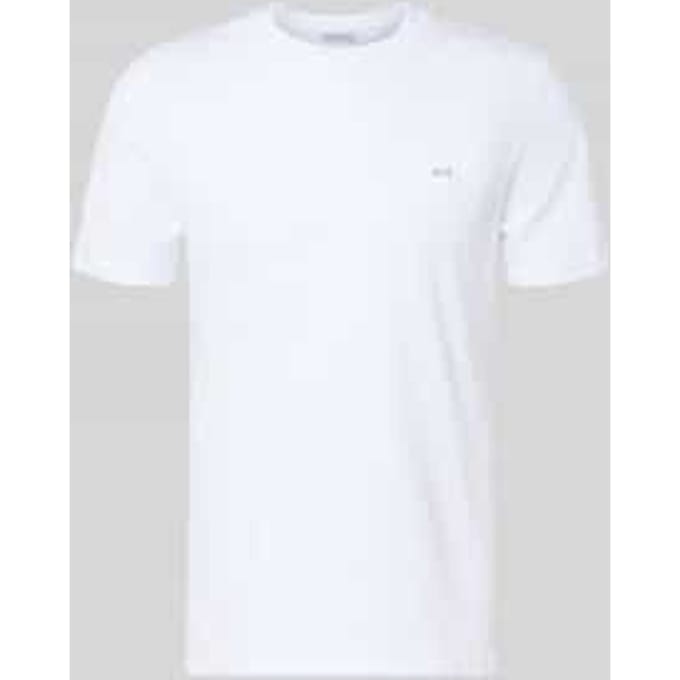 T-shirt met labeldetail