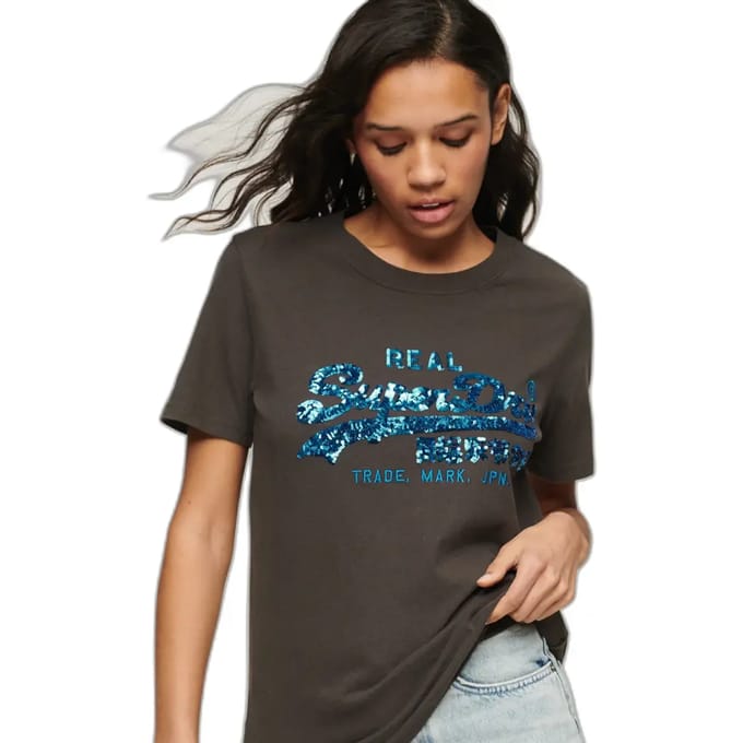 Superdry - Versierd Vintage Logo T-shirt - Dames - T-shirts