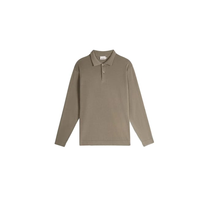 Polo met lange mouwen Imago Tea Leaf