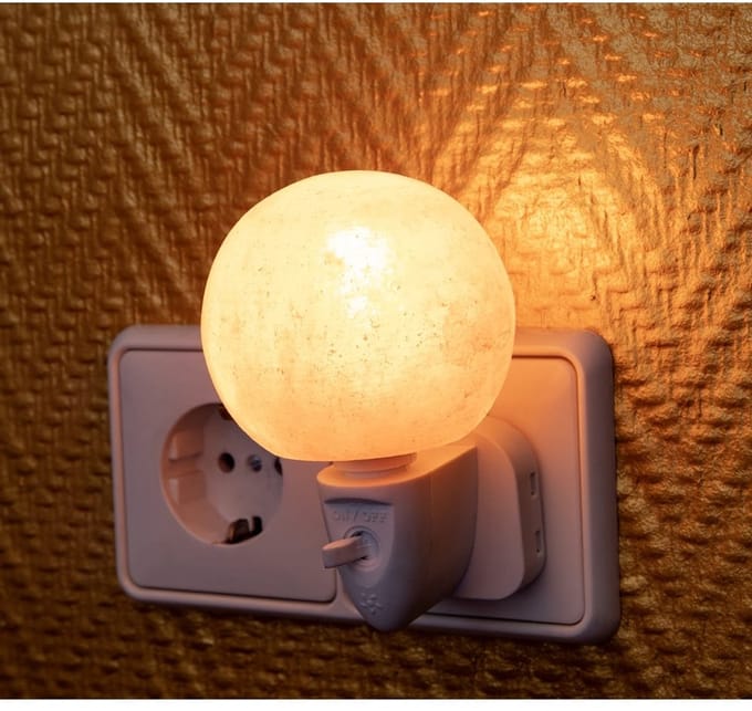 Zoutlamp nachtlicht Bol