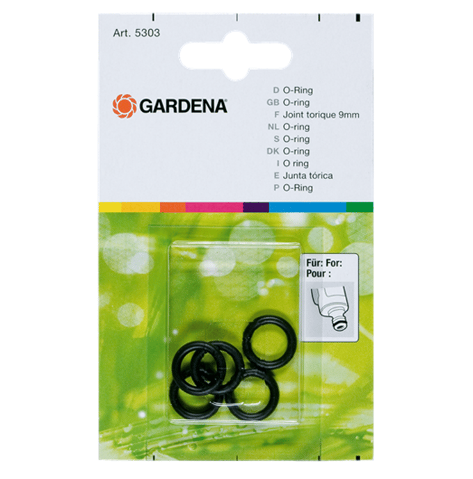 Gardena O-ring for Original GARDENA System Contents: 5 pieces