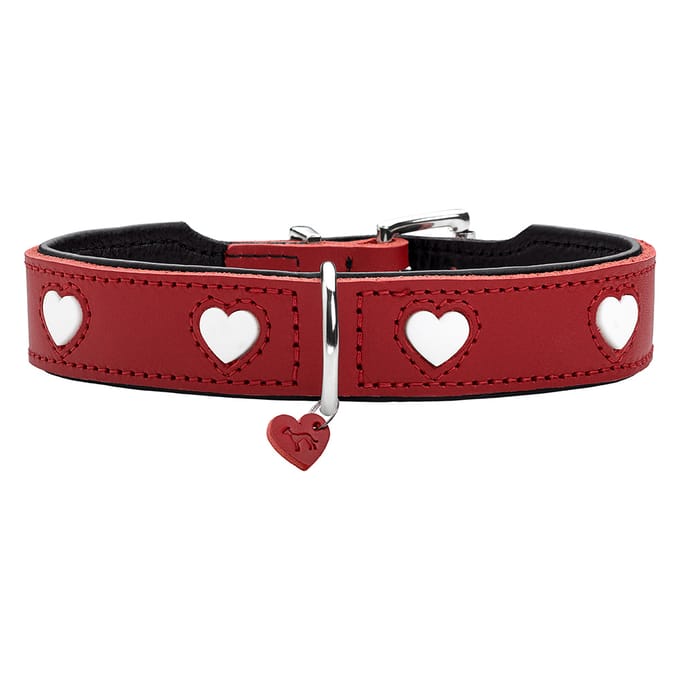 HUNTER Halsband Love, rood 55: 41-49cm Hond